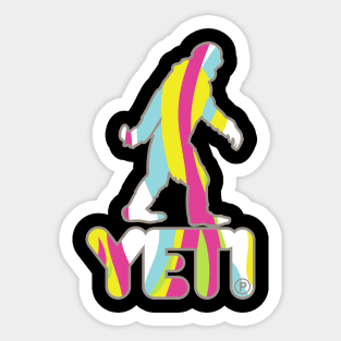 Yeti Clothes Sticker